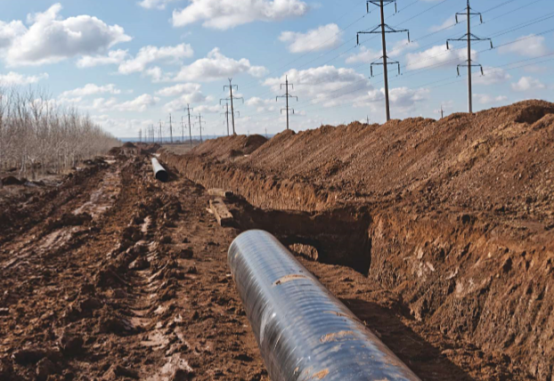 HVAC transmission lines near the pipeline can cause induced AC safety and corrosion issues.
