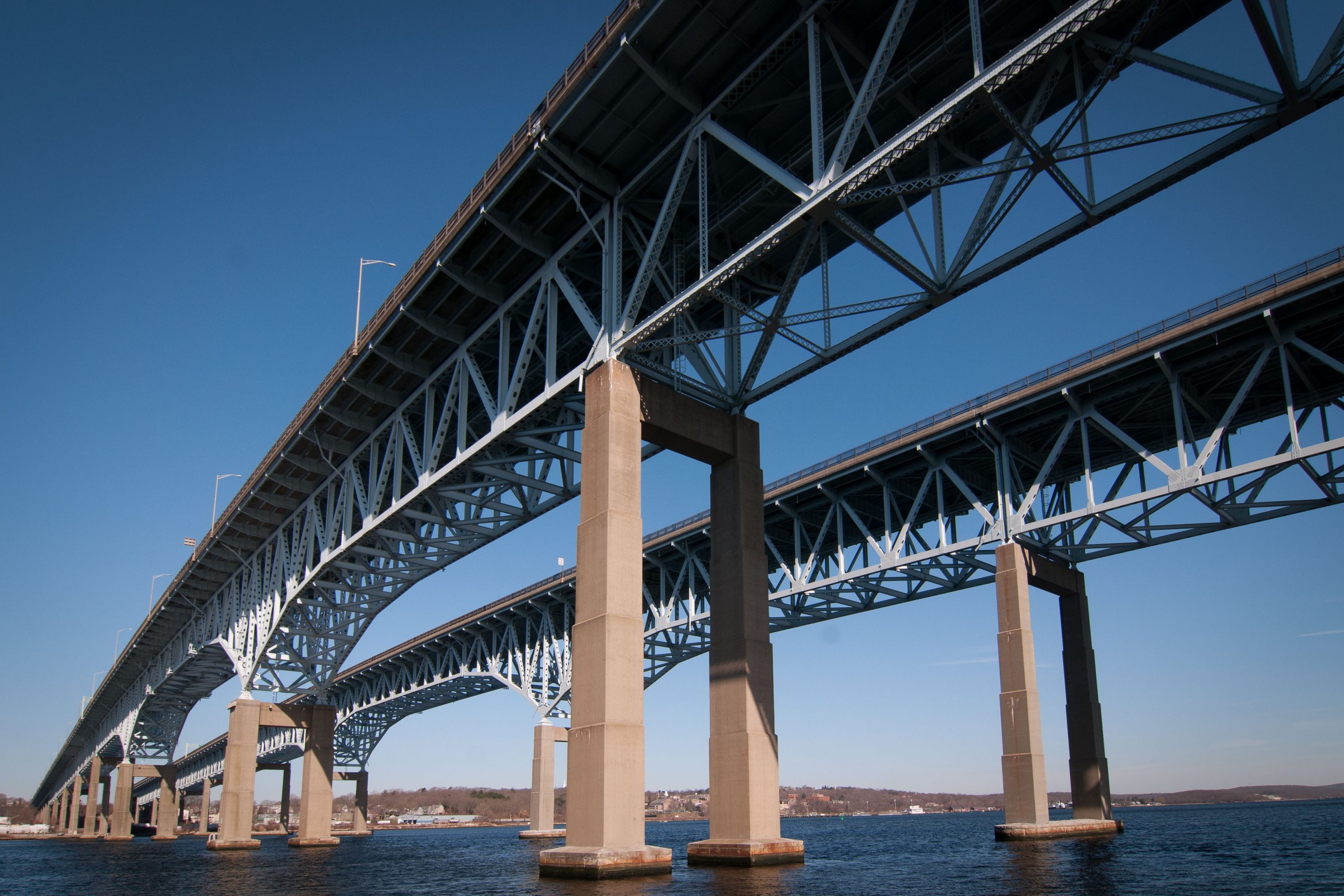 Bridges like this one in Connecticut could benefit from a new repair method developed at UConn using ultra-high performance concrete. Photo courtesy of Peter Morenus, UConn