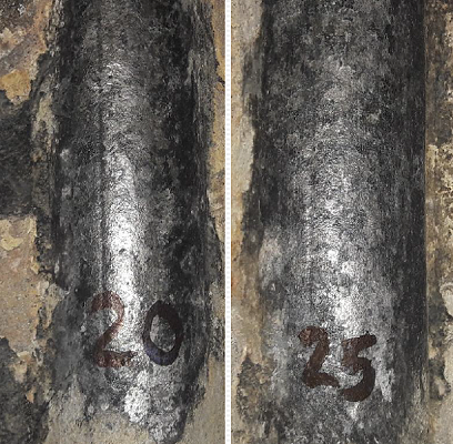 A detailed inspection had revealed accelerated degradation of the Alloy 625, just above the grate. Image courtesy of IGS